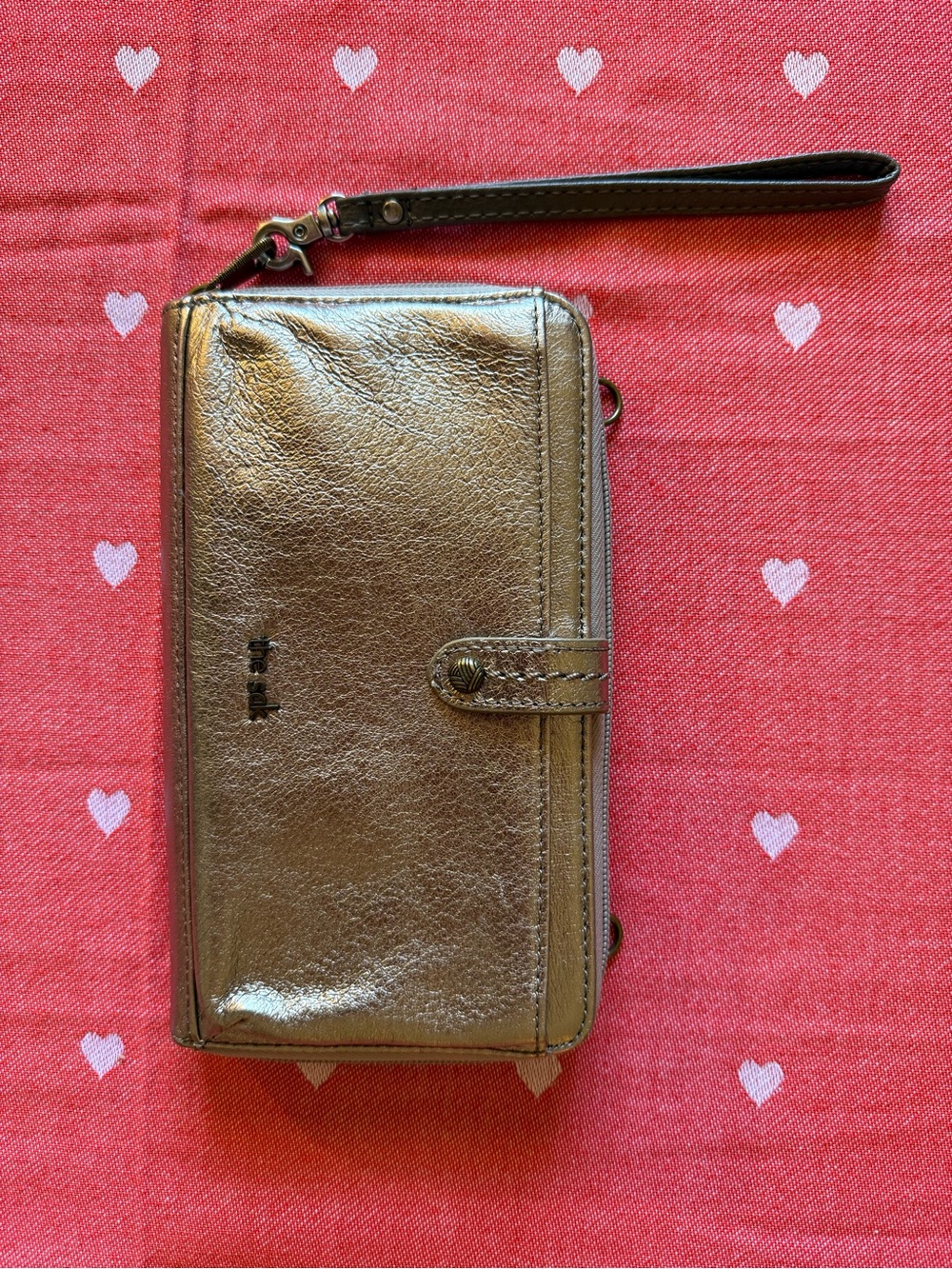 Iris Smartphone Wallet in Pyrite Leather - The Sak